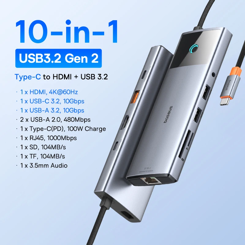 10-in-1 HDMI USB 3.2