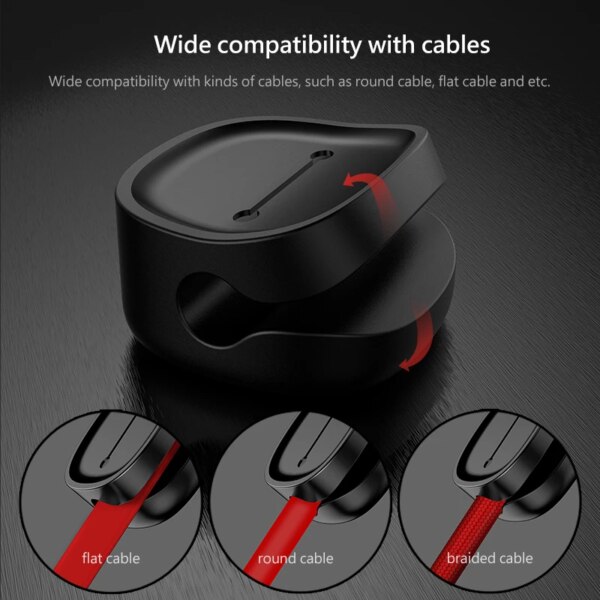 Baseus Peas Cable Clip Strong Magnetic Cable Management Organizer - Image 4