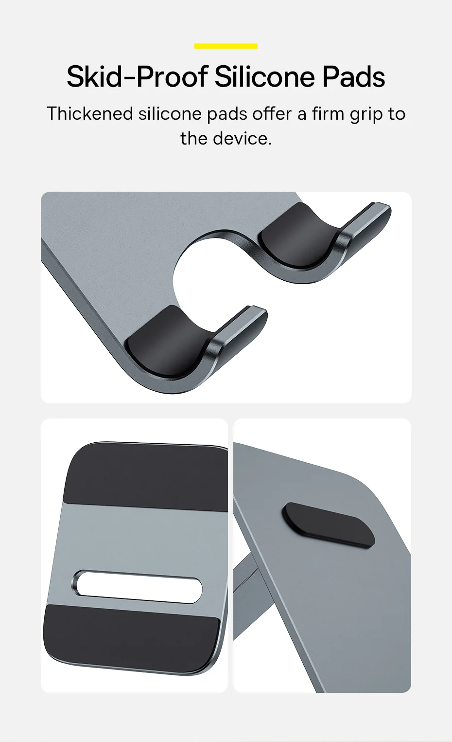 Baseus Phone Holder Aluminum Alloy Cell Phone Tablet Stand for iPad Mini for iPhone 16 15 14 Pro Max Samsung Mobile Phone Stand