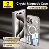 Baseus Crystal Pro Magnetic Phone Case Ultra-Thin Clear Anti-Yellowing for iPhone 16/15/14/13/12 Series