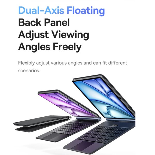 Baseus Brilliance Series 2 iPad Pro Keyboard Case with Trackpad and Backlit Keys - Image 2