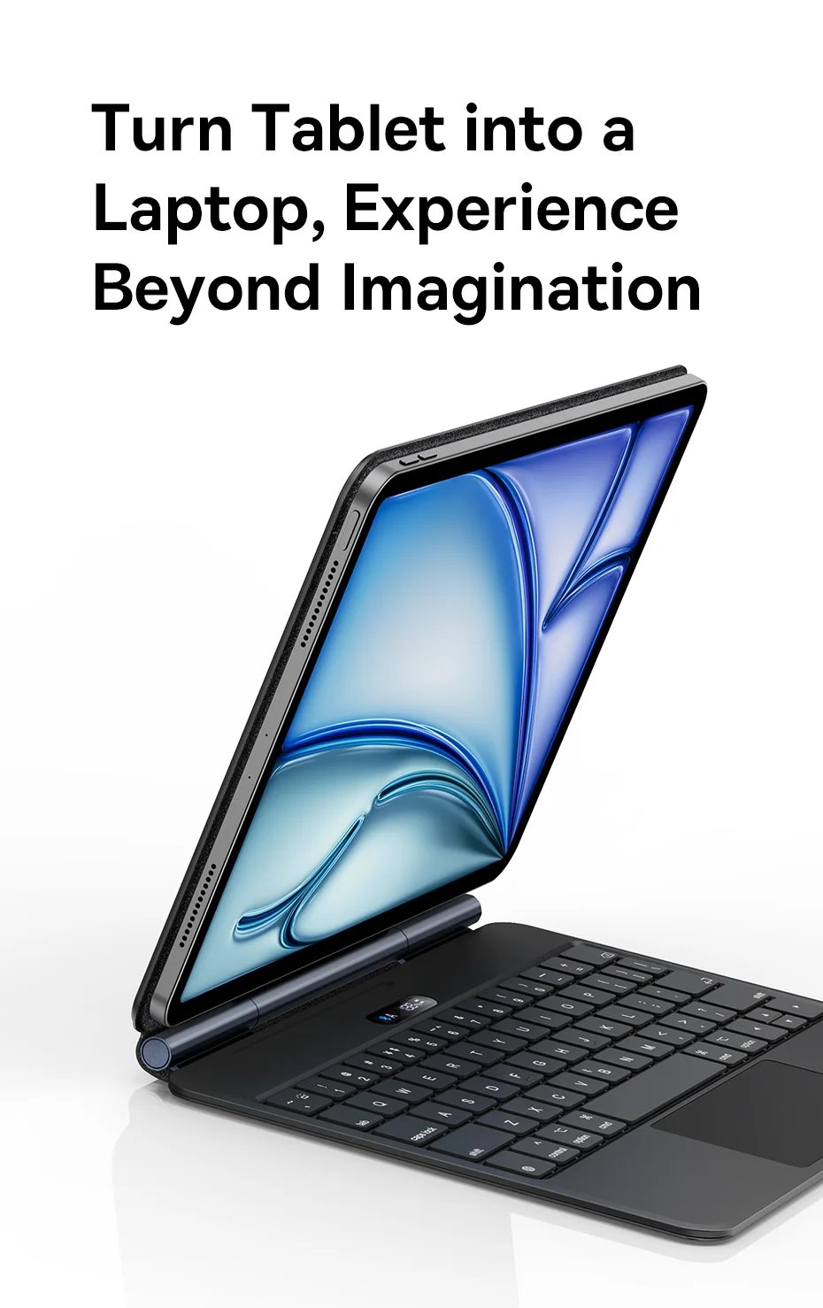 Baseus for iPad 2018-2024 Magic Keyboard Bluetooth for iPad Pro Air 4 Air 5 Air 6 11 10.9 12.9 13 inch Smart Cover Magnetic Case
