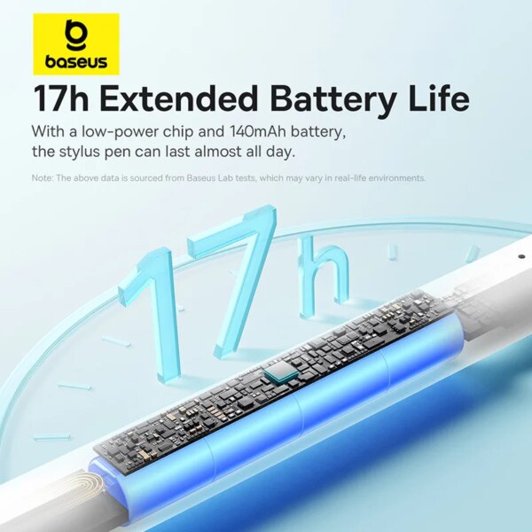 Baseus Smooth Writing 3 Active Stylus for iPad with Palm Rejection, Tilt Sensitivity, and Bluetooth - Image 3