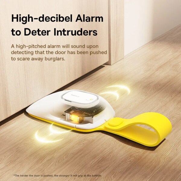 Baseus Heyo Door Stop Alarm - 120dB Anti-Break-in Security Device for Doors and Windows - Image 3