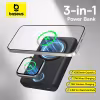 Baseus EnerFill FT11 2-in-1 Magnetic Power Bank 10000mAh 27W for iPhone and Apple Watch