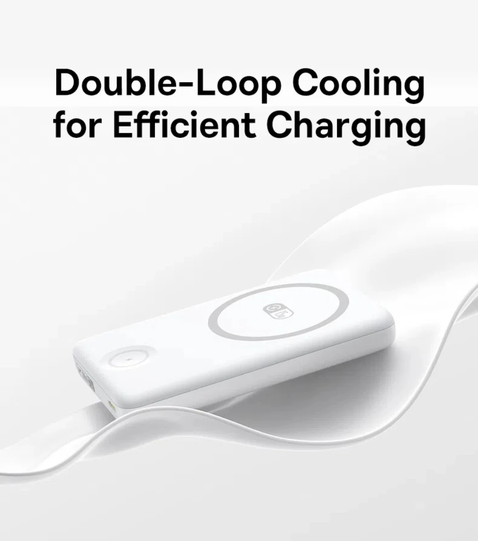 Baseus 27W Magnetic Power Bank 10000mAh 15W Wireless Charging External Battery For iPhone iWatch AirPods Samsung Xiaomi Poco