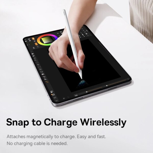 Baseus Smooth Writing PS4 360° Touch Control Wireless Charging Stylus for iPad - Image 4