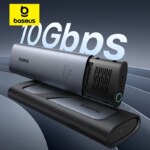 Baseus FlyJoy Series SSD Enclosure (M.2 NVMe and SATA) 10Gbps USB 3.2 Gen2 with Data Protection