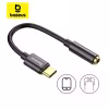 Baseus Type-C to 3.5mm Adapter L54 Hi-Fi DAC Audio Jack Gold-Plated