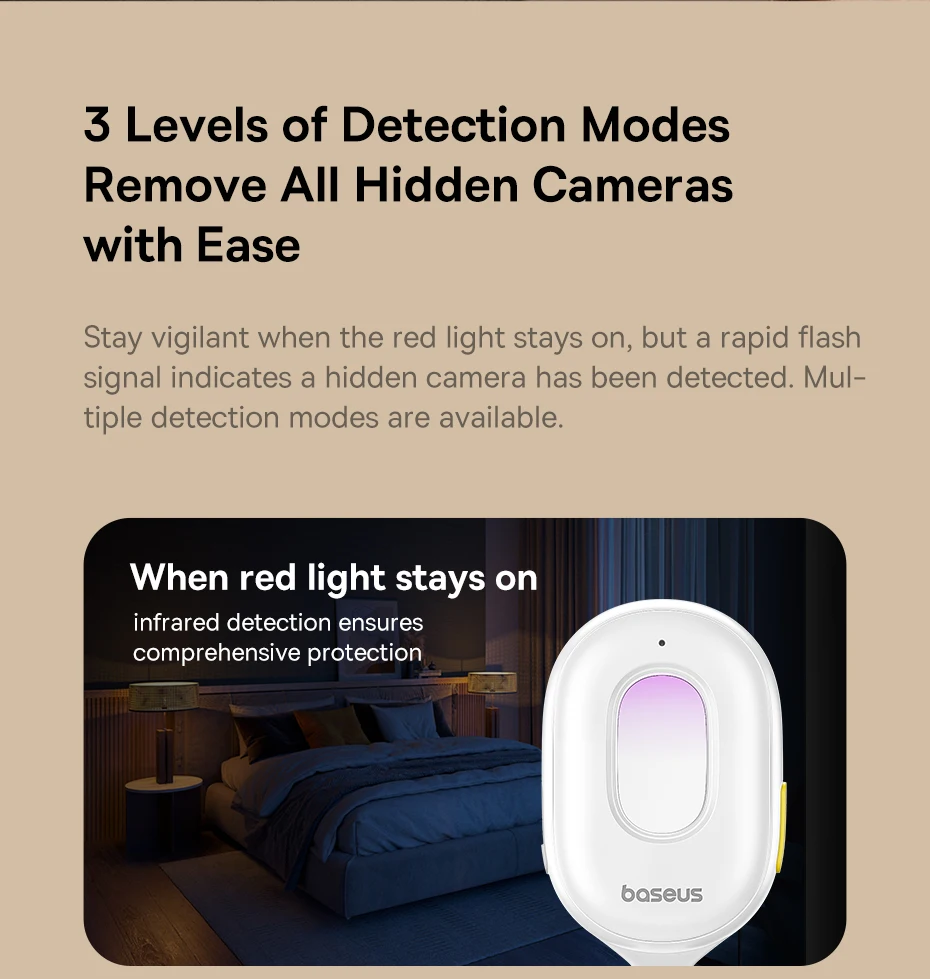 Baseus 2PCS Security Alarm Detector Upgrade Sound Protection Sensor for Door Window Camera Anti-theft Alarm Equipment Detector