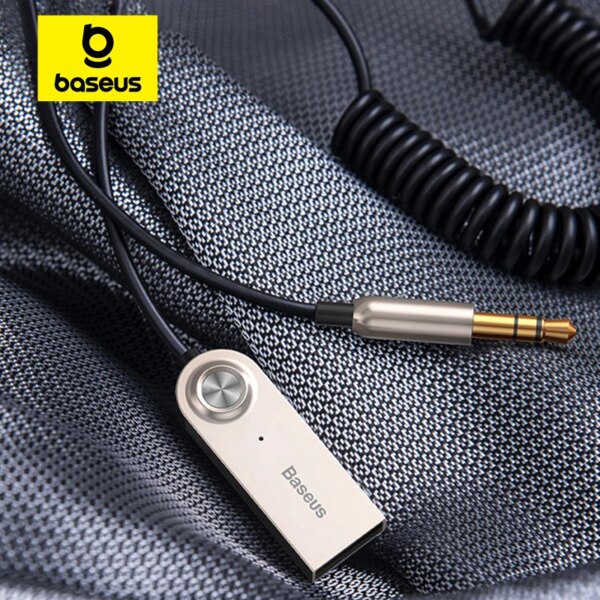 Baseus BA01 Bluetooth 5.0 Car Adapter USB AUX Wireless Audio Receiver Hands-Free Call