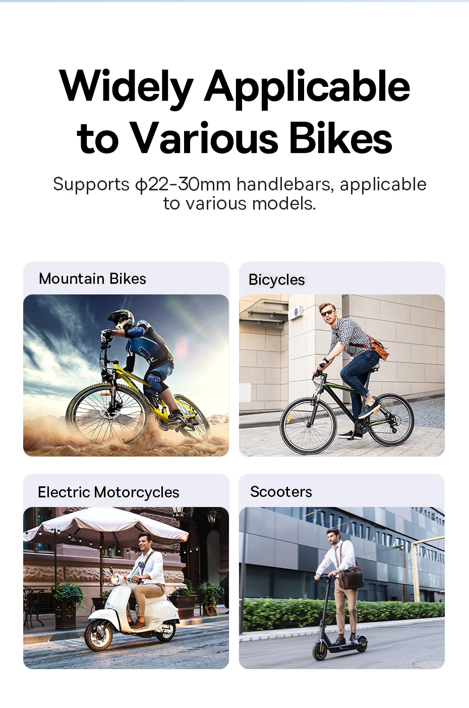 Baseus Bike Phone Holder Cycling Bike Mount for iPhone Xiaomi Samsung Mobile Phone Stand Bag Shockproof Bracket GPS Clip