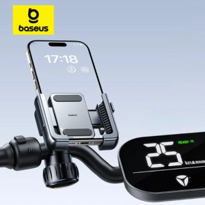 Baseus GoTrip Series Bike Phone Mount - Professional Anti-Shake Design for 5.7-7.2" Phones