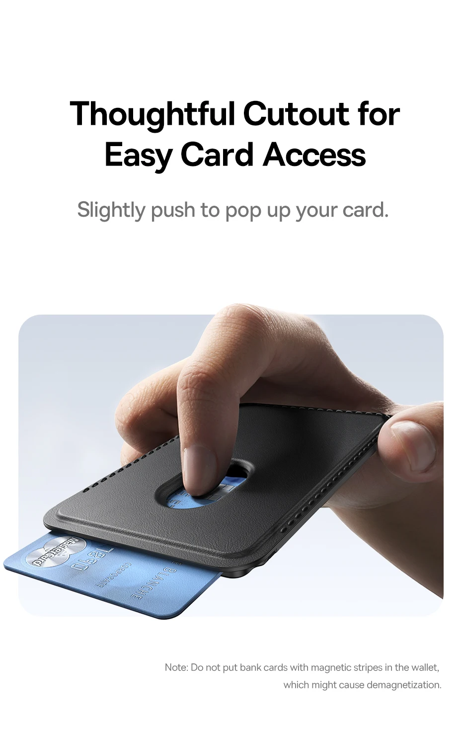 Baseus Magnetic Wallet Stand for iPhone 16 15 14 13 12 Pro Max MagSafe Phone Case 3-Cards Slot PU Leather Sleek Thin Holder Case