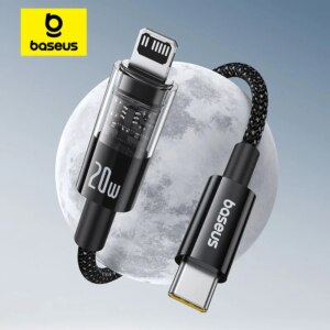 Baseus Gem USB-C to Lightning Charging Cable 20W Fast Charger for iPhone Series