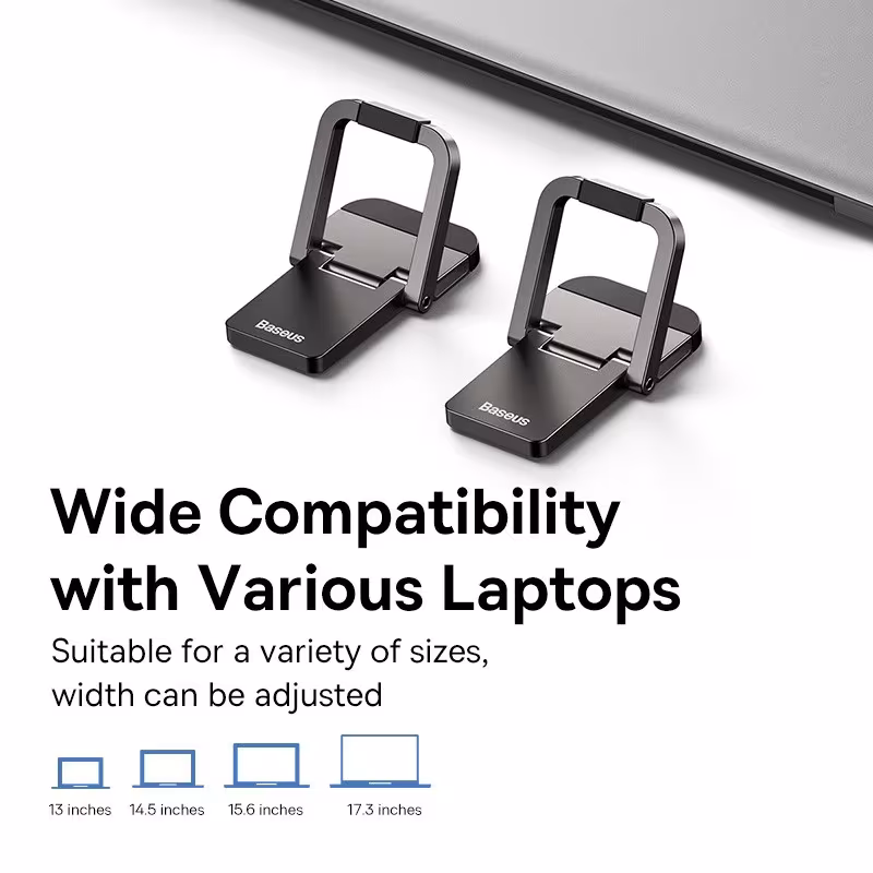 Baseus Laptop Kickstand Pro Adjustable Height Zinc Alloy with Nano Adhesive Baseus Laptop Kickstand Pro Adjustable Height Zinc Alloy with Nano Adhesive - Image 2