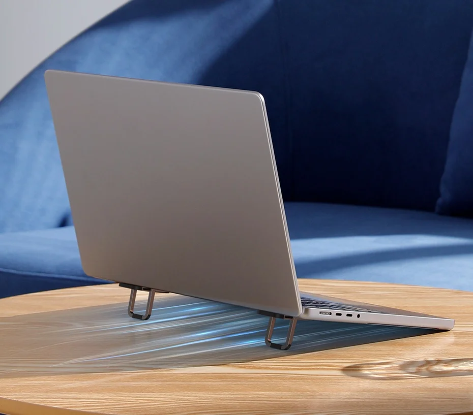 Baseus Laptop Stand for Desk Computer 2PCS Portable Aluminum Notebook Holder Laptop Stands for Macbook Pro iPad 10-18 Inch Stand