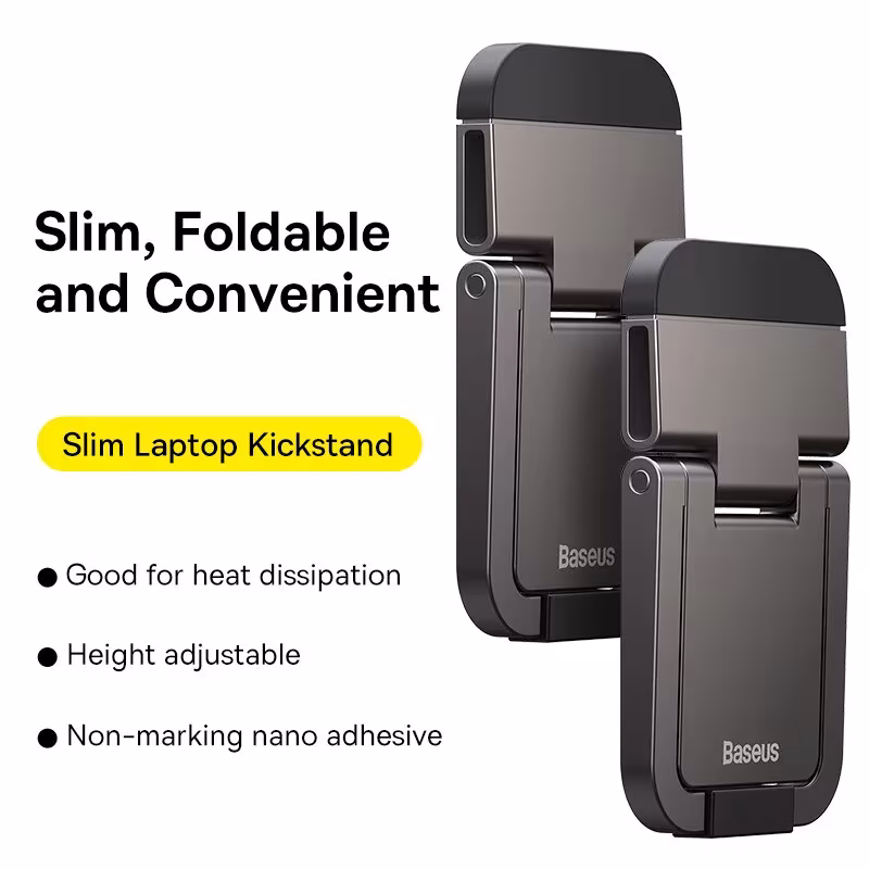 Baseus Laptop Kickstand Pro Adjustable Height Zinc Alloy with Nano Adhesive Baseus Laptop Kickstand Pro Adjustable Height Zinc Alloy with Nano Adhesive - Image 6