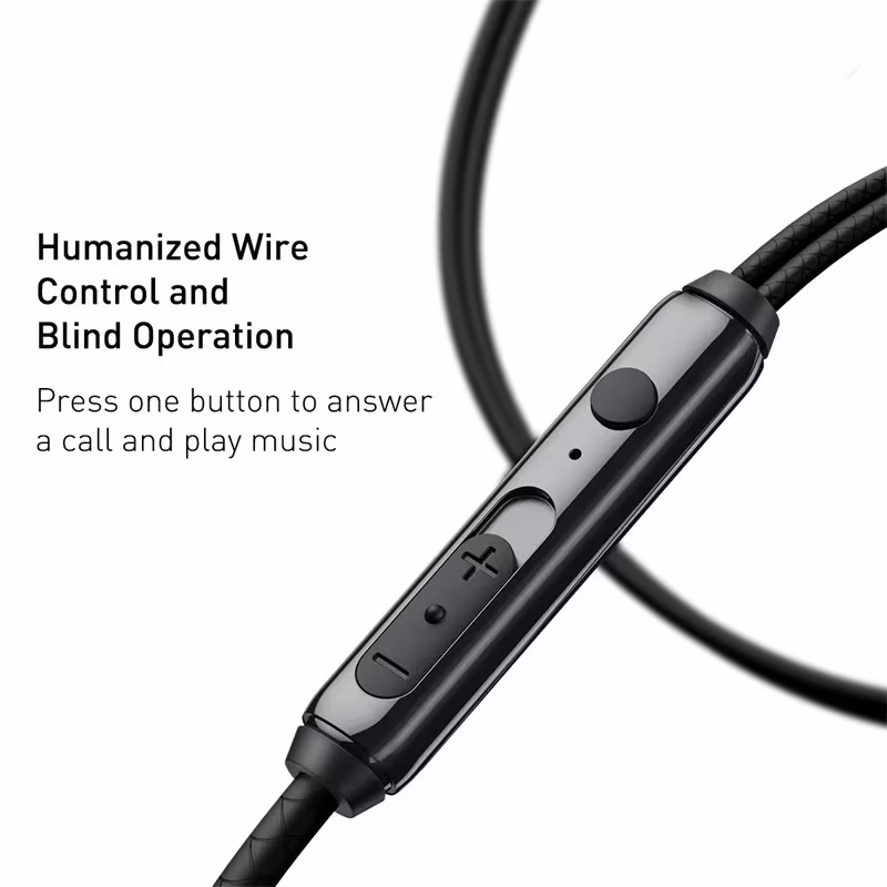 Baseus Encok 3.5mm Wired Earphone H19 with 6D Surround Sound, ECM Microphone, and Comfort Fit Baseus Encok 3.5mm Wired Earphone H19 with 6D Surround Sound, ECM Microphone, and Comfort Fit - Image 3