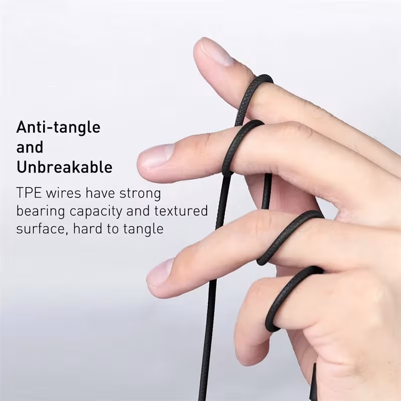 Baseus Encok 3.5mm Wired Earphone H19 with 6D Surround Sound, ECM Microphone, and Comfort Fit Baseus Encok 3.5mm Wired Earphone H19 with 6D Surround Sound, ECM Microphone, and Comfort Fit - Image 4