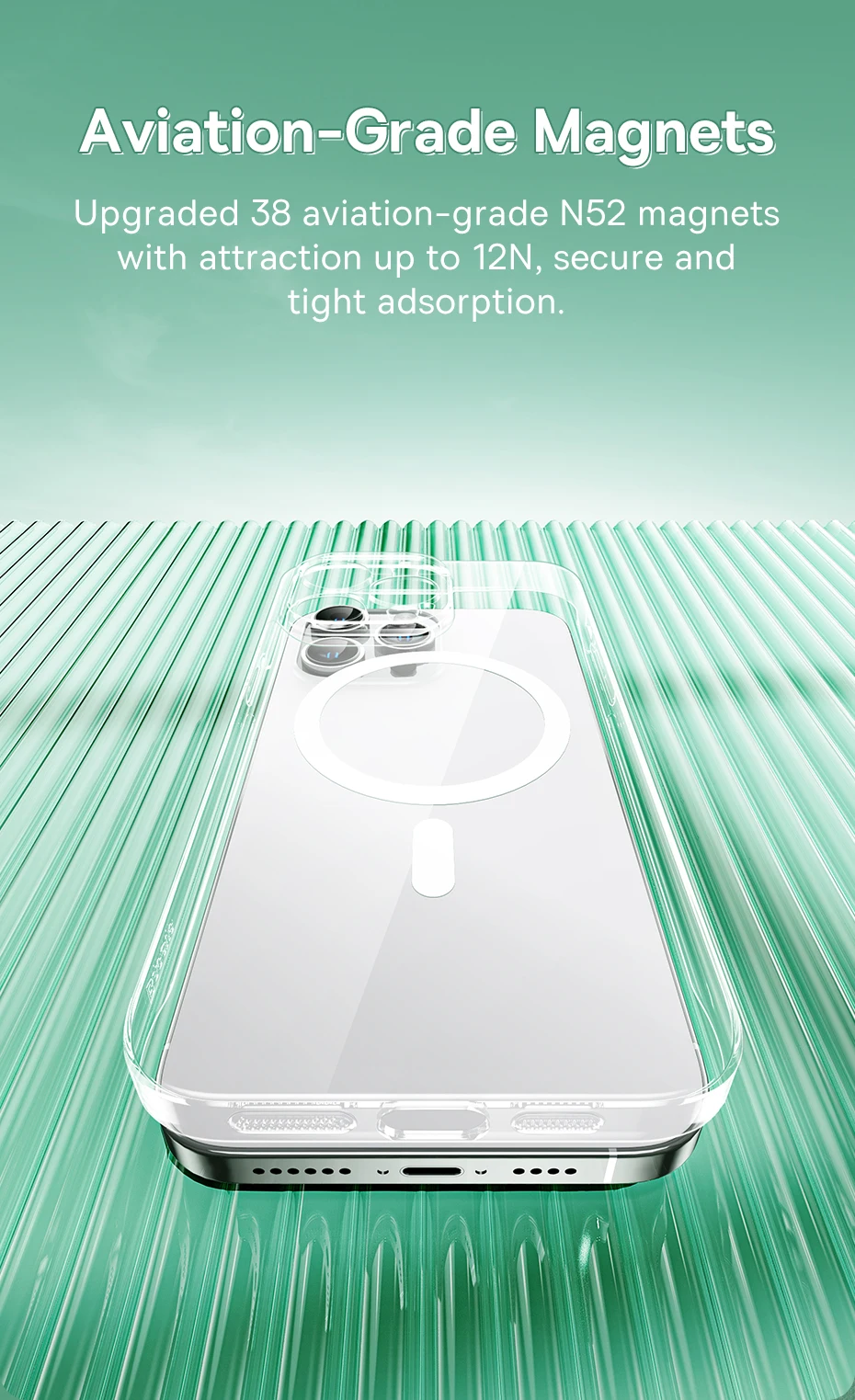 Baseus Magnetic Case for iPhone 17 16 15 Pro Max Case Wireless Charging Cover for iPhone 14 13 12 11 Pro Max Plus PC Phone Case