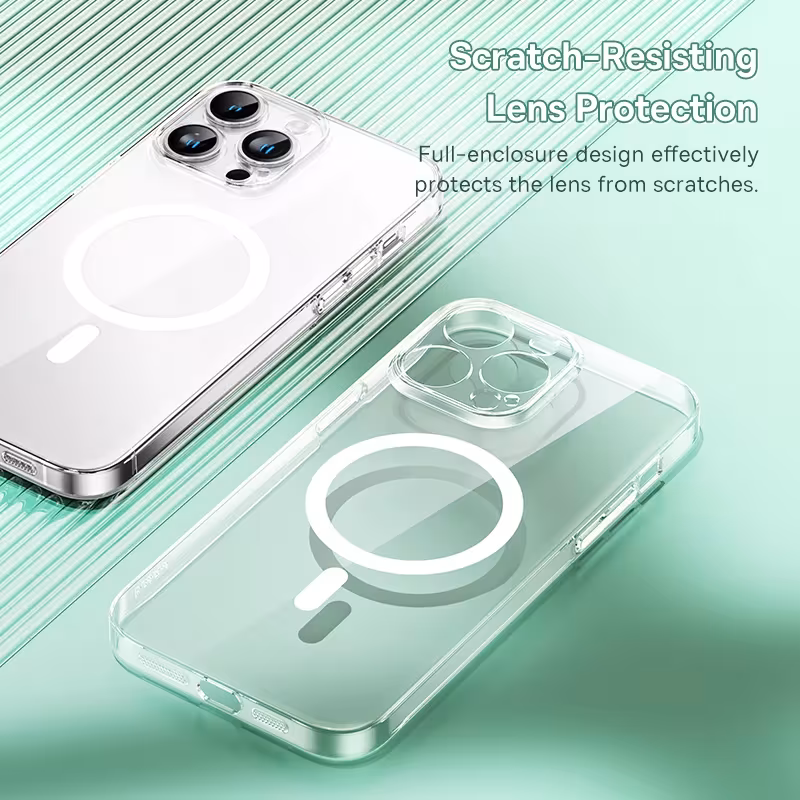 Baseus Crystal Pro Magnetic Phone Case for iPhone Series with MagSafe Baseus Crystal Pro Magnetic Phone Case for iPhone Series with MagSafe - Image 5