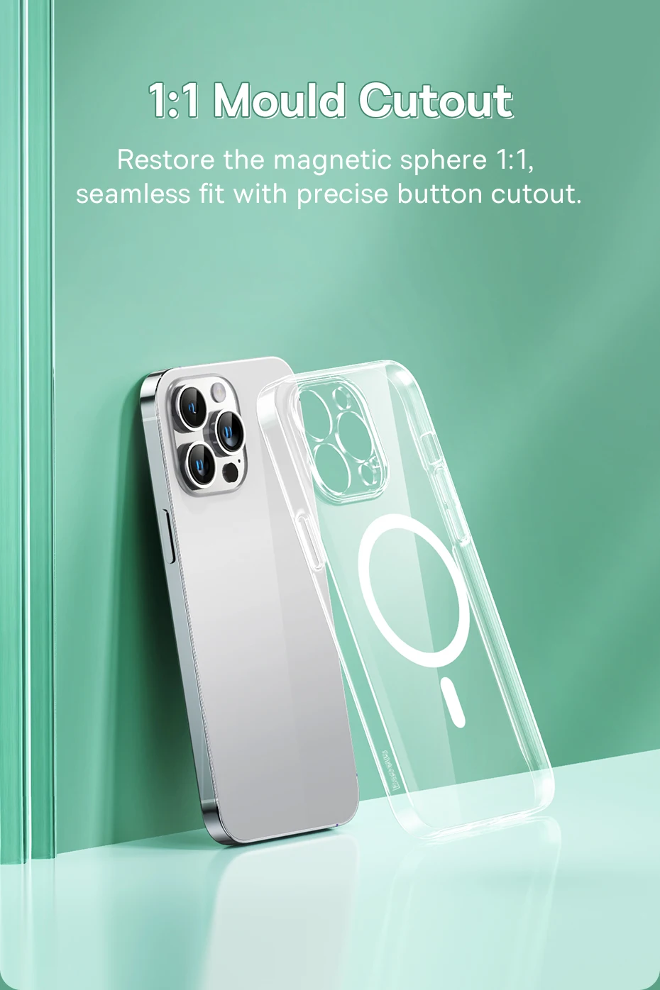 Baseus Magnetic Case for iPhone 17 16 15 Pro Max Case Wireless Charging Cover for iPhone 14 13 12 11 Pro Max Plus PC Phone Case