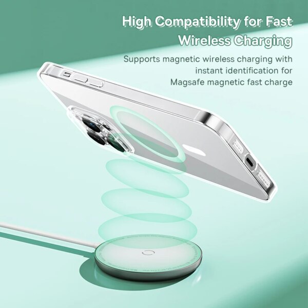 Baseus Crystal Pro Magnetic Phone Case for iPhone Series with MagSafe - Image 2