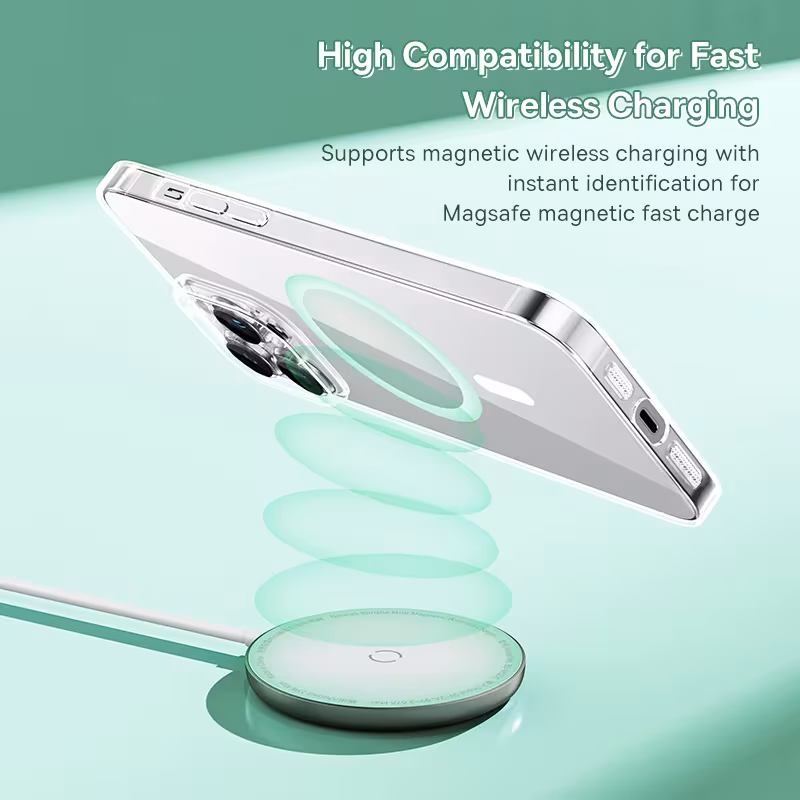 Baseus Crystal Pro Magnetic Phone Case for iPhone Series with MagSafe Baseus Crystal Pro Magnetic Phone Case for iPhone Series with MagSafe - Image 2