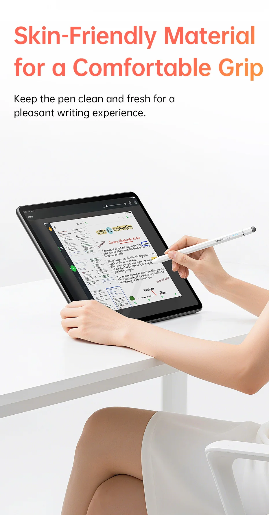 Baseus 2-in-1 Stylus Pen Universal For HUAWEI Xiaomi Wired Charging For HUAWEI MatePad Pro Air Redmi Pad 2 ‌Xiaomi Pad 7 6S Pro