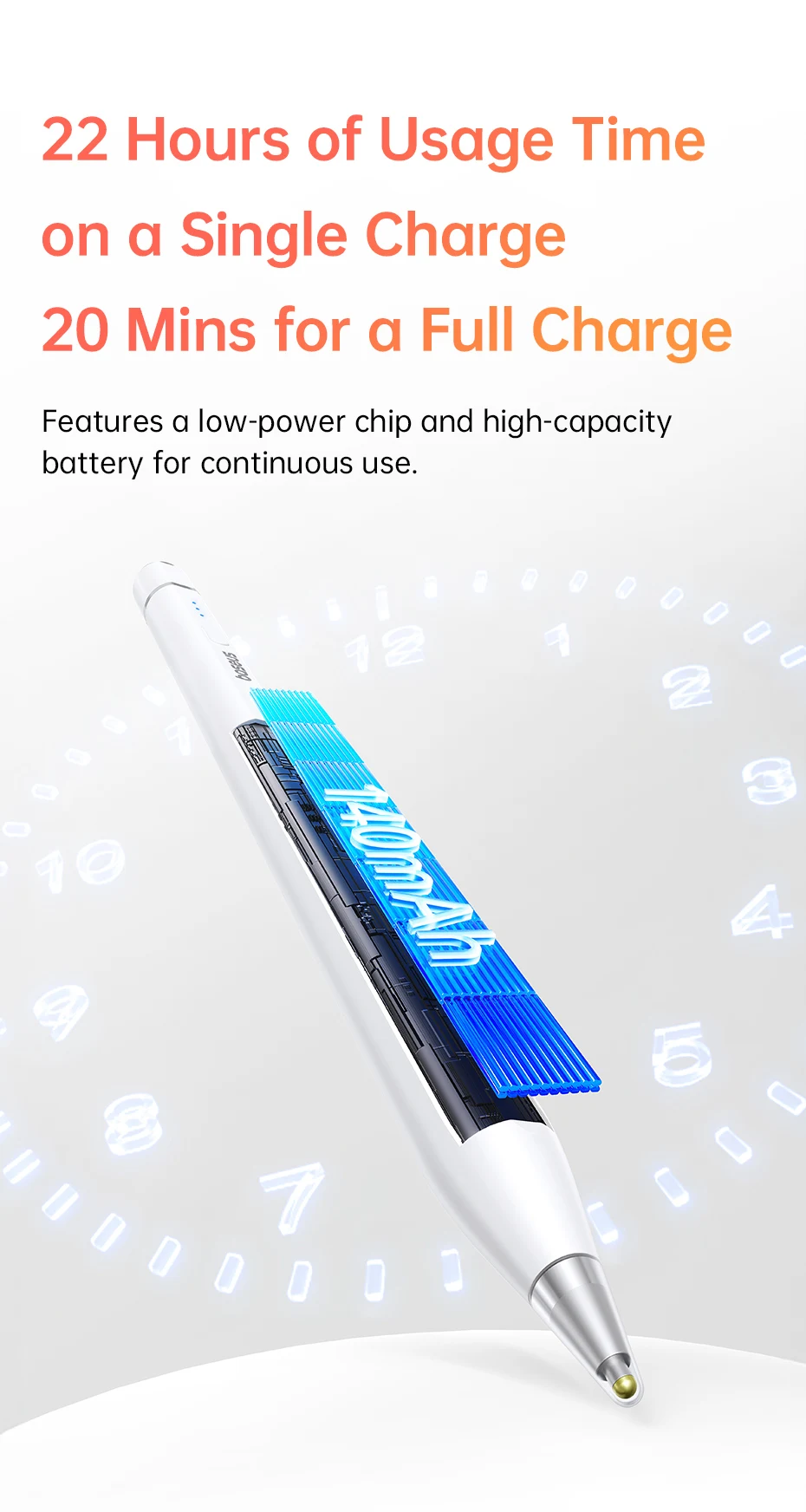 Baseus 2-in-1 Stylus Pen Universal For HUAWEI Xiaomi Wired Charging For HUAWEI MatePad Pro Air Redmi Pad 2 ‌Xiaomi Pad 7 6S Pro