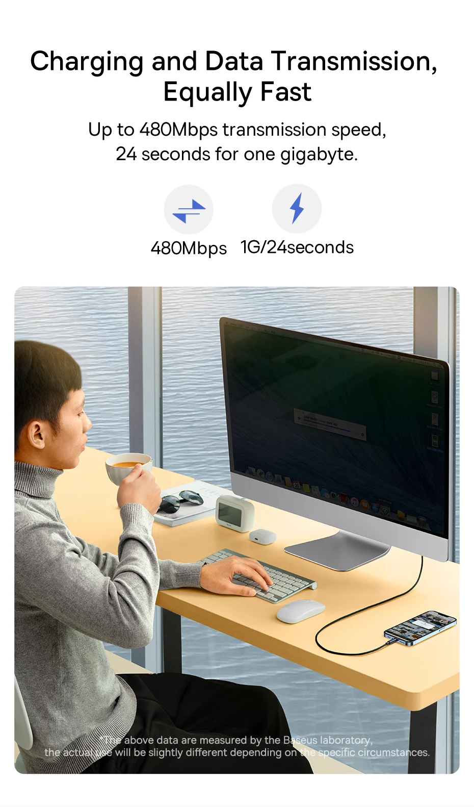Baseus 20W USB C Cable For iPhone 14 13 12 11 Pro Max XS Xr Fast Charging Cable For iPhone iPad Wire Cord For iPad Macbook