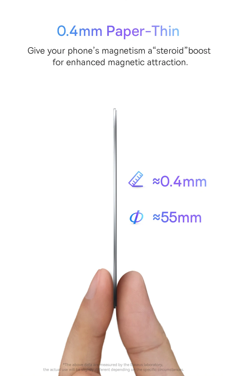 Baseus Magnetic Metal Plate Sticker Rings for Wireless Charger Phone Holder Iron Sheet for iPhone 16 15 14 Pro Max Charging Ring