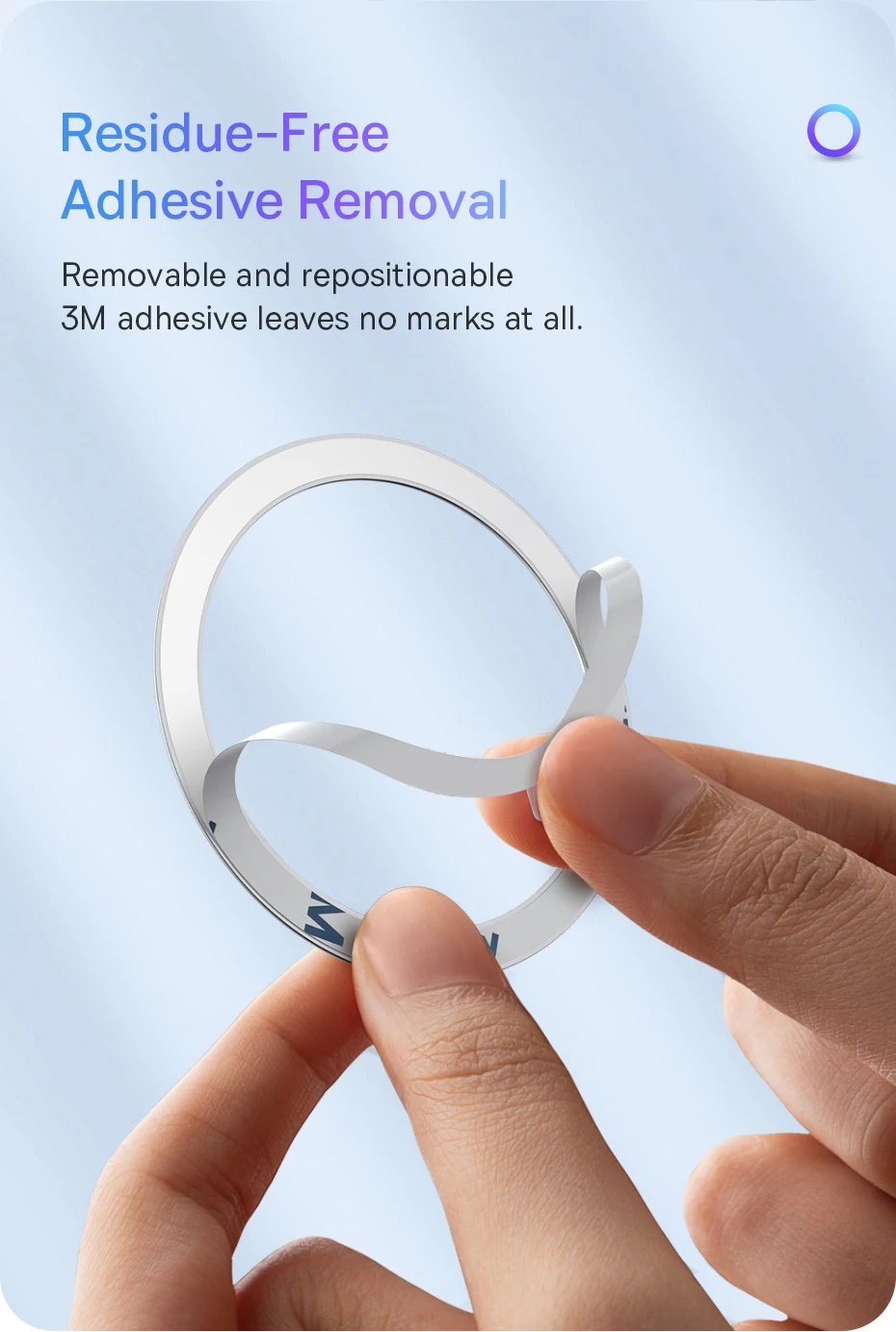 Baseus Magnetic Metal Plate Sticker Rings for Wireless Charger Phone Holder Iron Sheet for iPhone 16 15 14 Pro Max Charging Ring