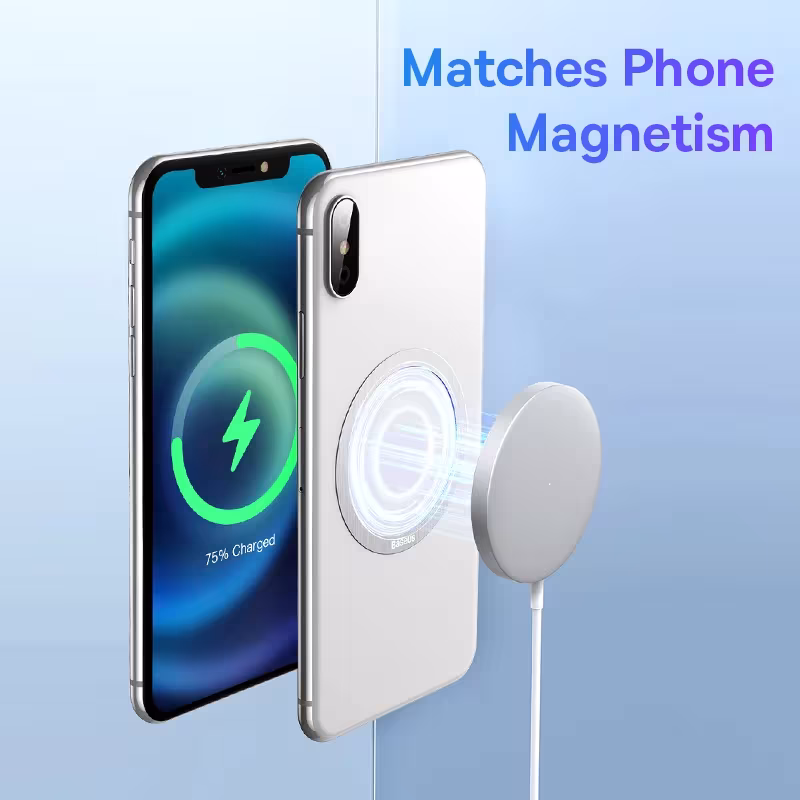 Baseus Halo Series Magnetic Metal Ring 2-Pack for Enhanced Wireless Charging Baseus Halo Series Magnetic Metal Ring 2-Pack for Enhanced Wireless Charging - Image 4