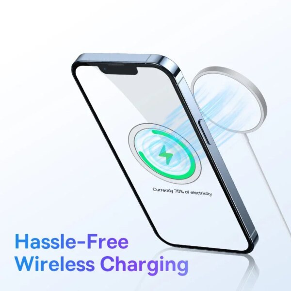 Baseus Halo Series Magnetic Metal Ring 2-Pack for Enhanced Wireless Charging - Image 5
