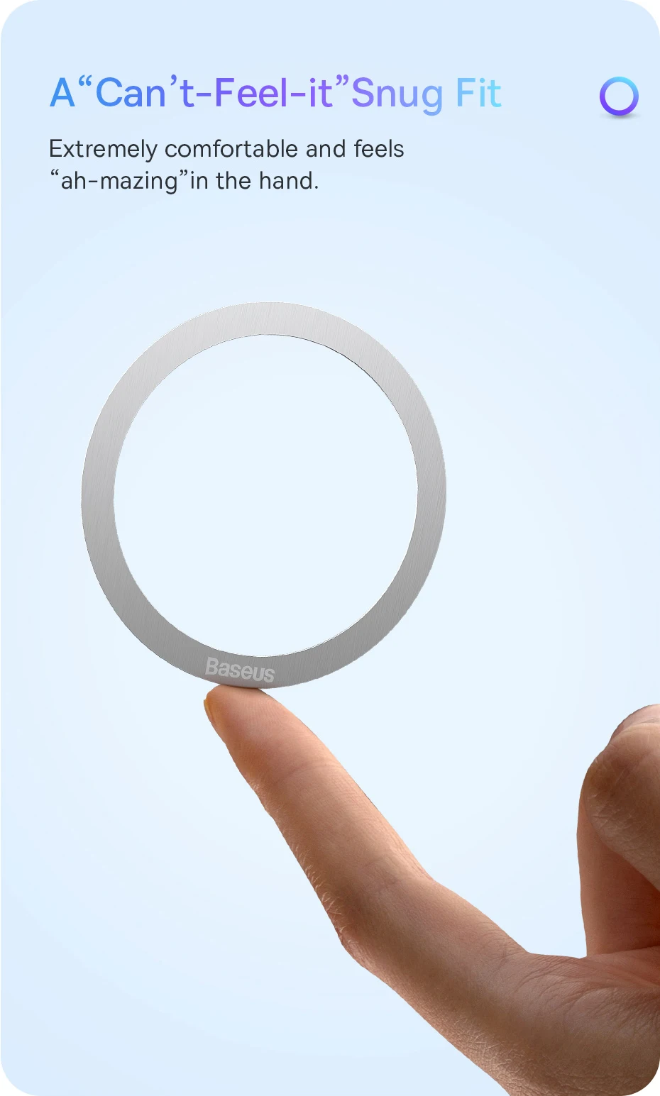 Baseus Magnetic Metal Plate Sticker Rings for Wireless Charger Phone Holder Iron Sheet for iPhone 16 15 14 Pro Max Charging Ring