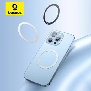Baseus Halo Series Magnetic Metal Ring 2-Pack for Enhanced Wireless Charging