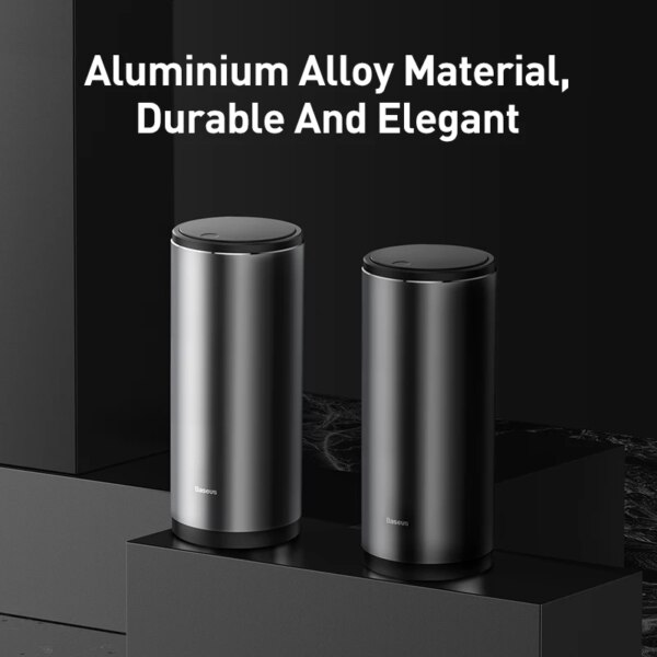 Baseus Aluminum Alloy Trash Can with Seamless Odor-Isolating Cover and Liner System - Image 6