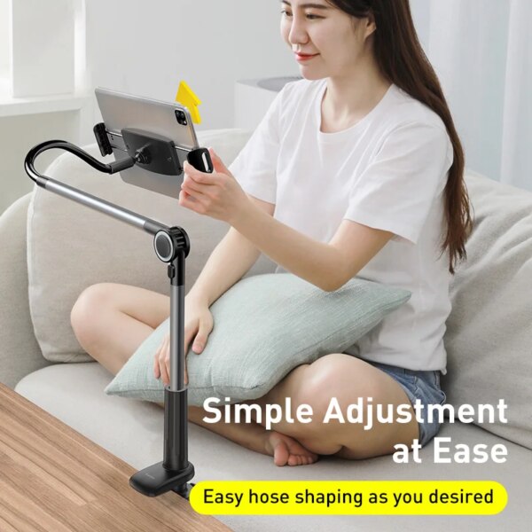 Baseus Otaku Life Rotary Adjustment Lazy Holder 360° Adjustable Phone Tablet Stand - Image 3