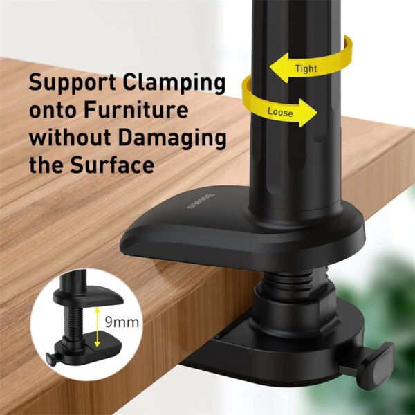 Baseus Otaku Life Rotary Adjustment Lazy Holder 360° Adjustable Phone Tablet Stand - Image 4