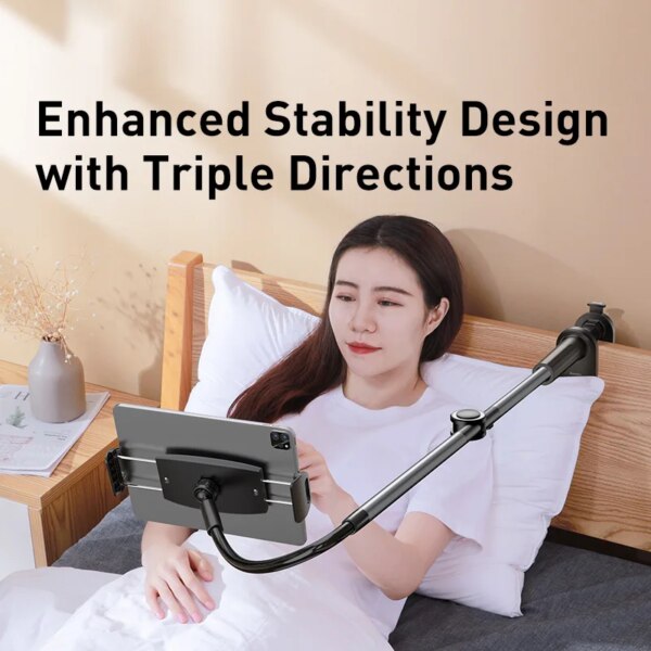 Baseus Otaku Life Rotary Adjustment Lazy Holder 360° Adjustable Phone Tablet Stand - Image 2