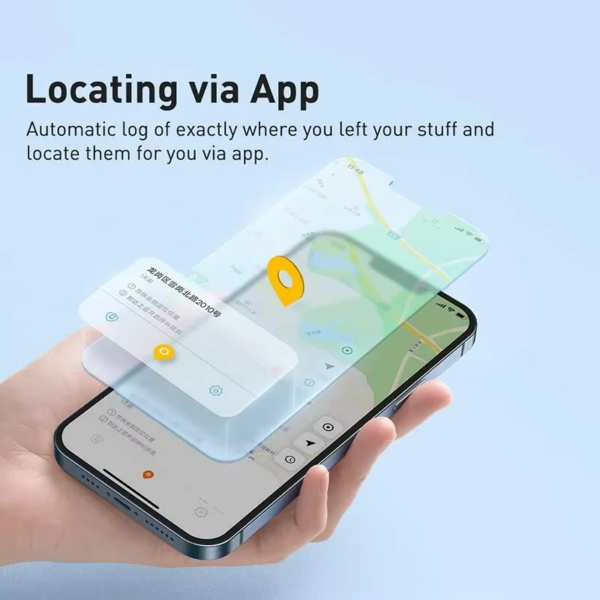 Baseus T2 Pro Smart Device Tracker - 30m Range Bluetooth Key Finder with Two-Way Alarm for Keys, Wallets, Phones - Image 5
