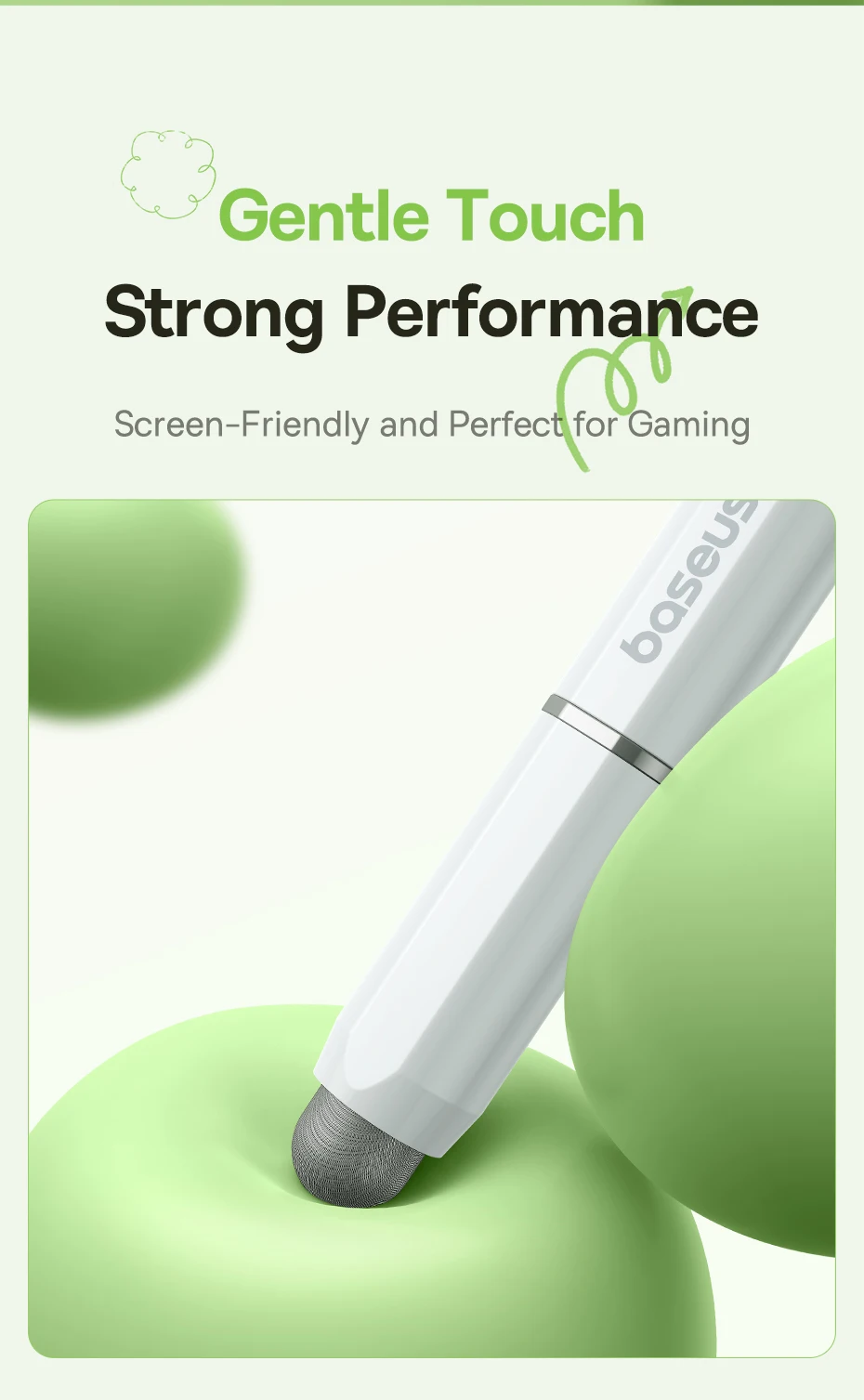Baseus 3 in 1 Stylus Pen For iPhone for iPad All Tablet Phone Pencil For Samsung Xiaomi Pad Huawei Matepad Phone Draw Touch Pen