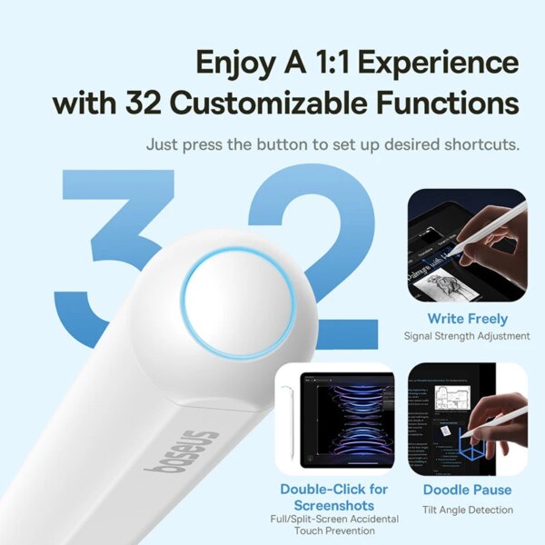 Baseus Smooth Writing 3 Wireless Charging Stylus for iPad Pro/Air/Mini (2018-2025) - Image 5