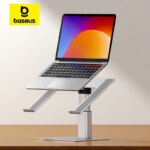Baseus Metal Adjustable Laptop Stand - Hollowed-Out Aluminum Alloy Riser for 11-17.3 inch Devices