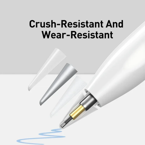 Baseus 2-Pack Smooth Writing Capacitive Stylus Tips for Apple Pencil (1st & 2nd Gen) Replacement Nibs - Image 3