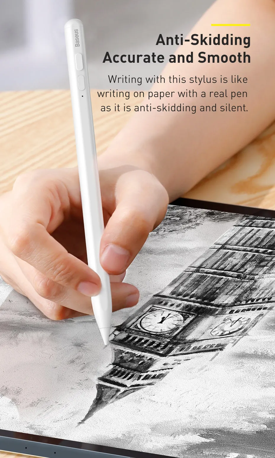 Baseus Replacement Stylus Tip Touch Screen Pen Precise No Delay Spare Nib for Universal Pen Stylus