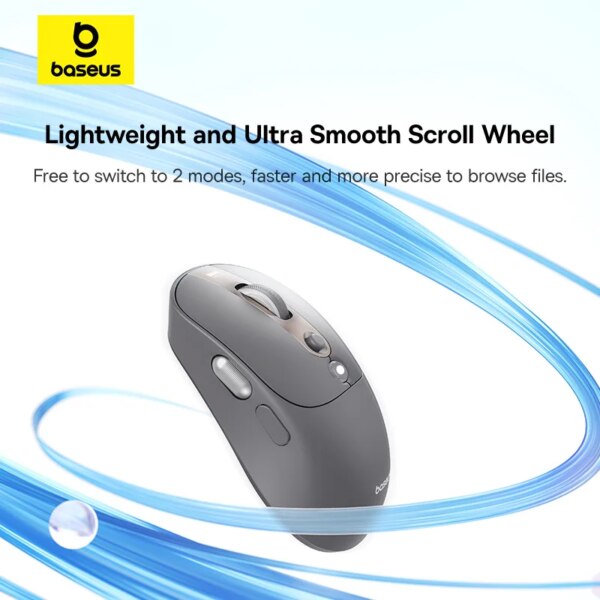 Baseus Editor Series Wireless Mouse with OLED Display 4000DPI 70H Battery Life - Image 5