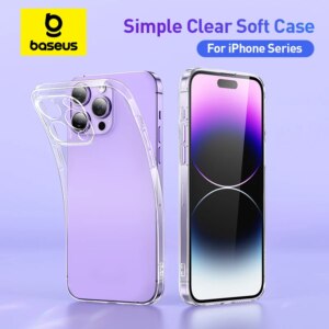 Baseus Simple Series 2 Ultra-Thin Protective Case for iPhone 15 14 13 12 11 X Series